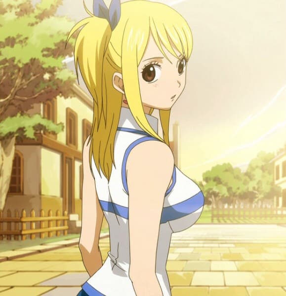 Lucy Heartfilia Fairy Tail tiddies