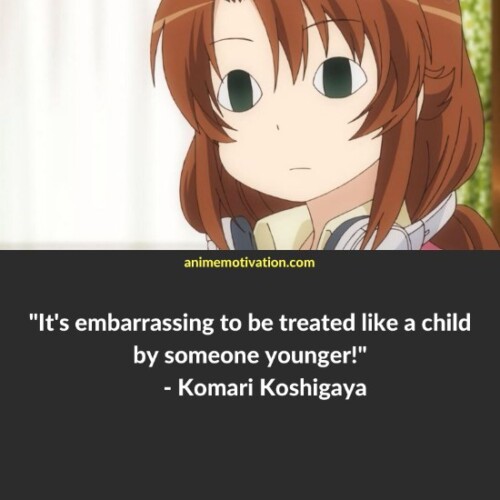 Komari Koshigaya quotes non non biyori