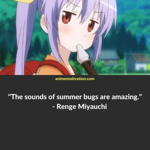 Renge Miyauchi quotes non non biyori 3