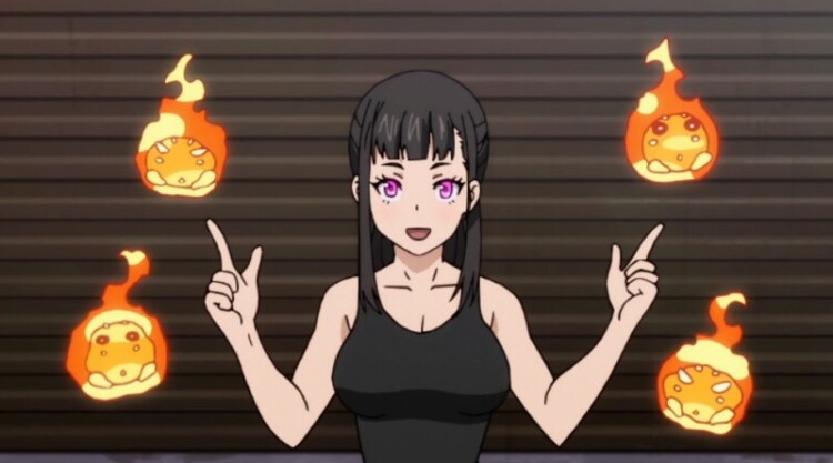 Maki Oze Fire Force pyro