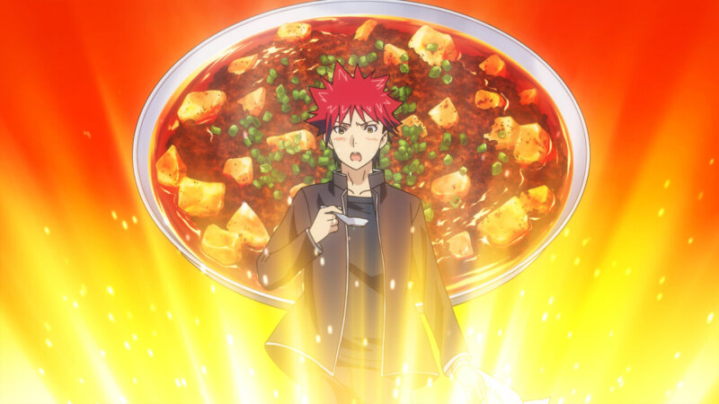 Food Wars soma food eating