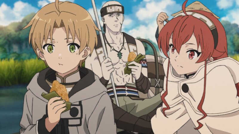 Mushoku Tensei rudeus and redhead