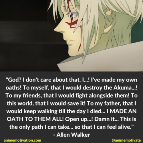 allen walker quotes d gray man