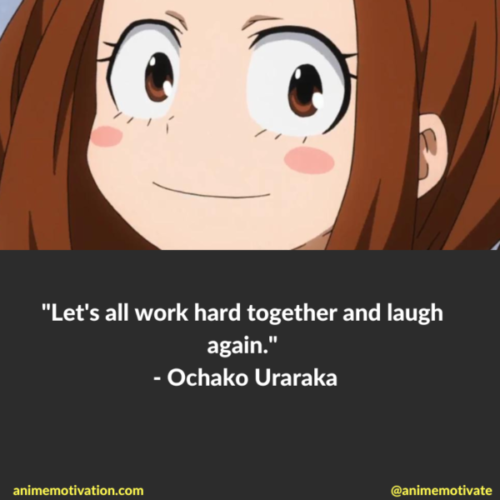 Ochako Uraraka Quotes Mha (1)