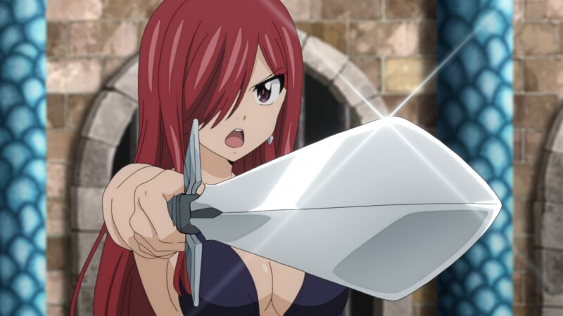 Erza Scarlet Fairy Tail 100 year quest sword