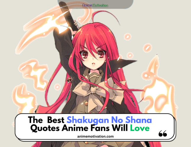 Shakugan No Shana Quotes Photo Book