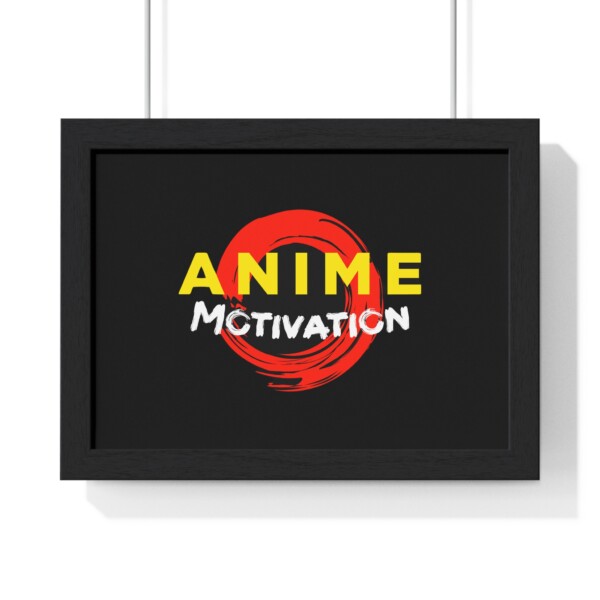 Anime Motivation Premium Framed Horizontal Poster