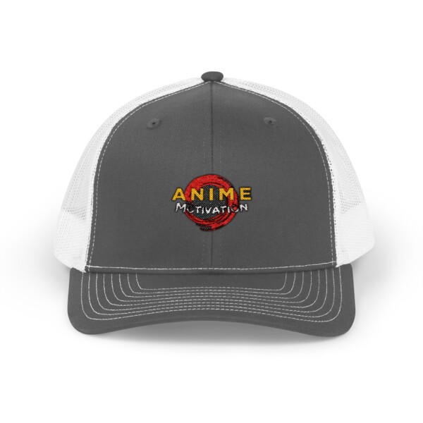 Snapback Trucker Cap Anime Motivation Logo Text Design