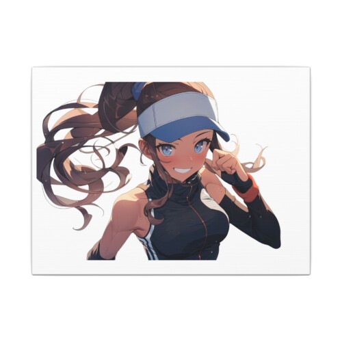 4206023904525253069_2048.jpeg Anime Canvas Art Print Sporty Anime Girl