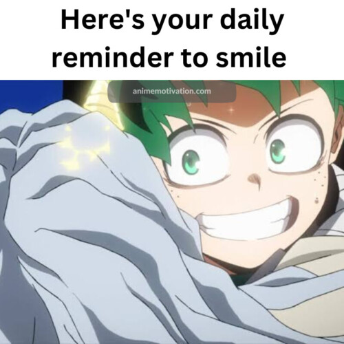Daily Anime Smile #58 | Izuku Midoriya (Deku)