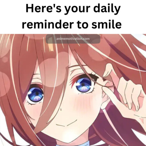 Daily Anime Reminder To Smile #47