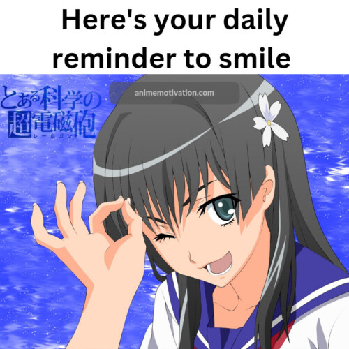 Daily Anime Reminder To Smile #3
