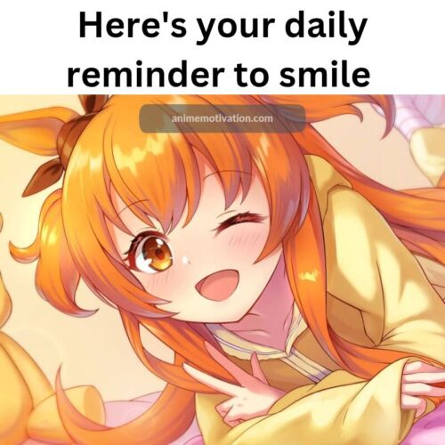 Daily Anime Reminder To Smile #34
