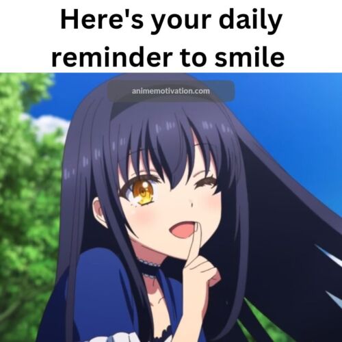 Daily Anime Reminder To Smile #39