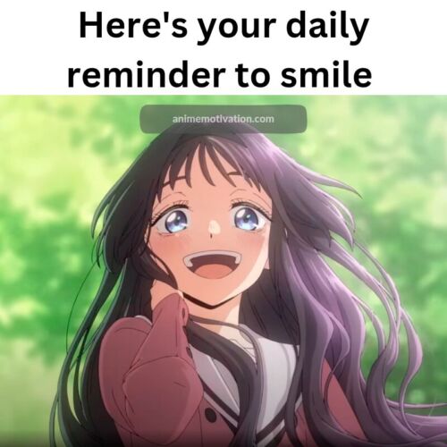 Daily Anime Reminder To Smile #36