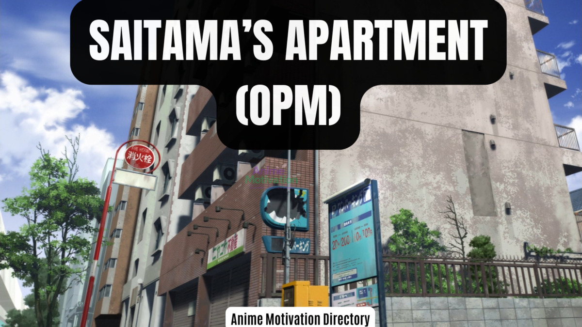 Saitama’s Apartment in Meidaimae (One Punch Man)
