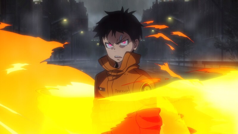 Shinra Kusakabe Fire Force fire