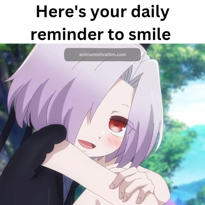 Daily Anime Reminder To Smile #50