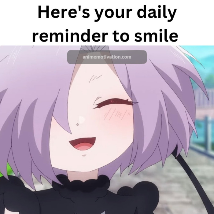 Daily Anime Reminder To Smile #51