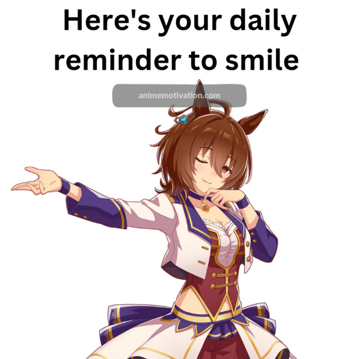 Daily Anime Smile #55 | Agnes Tachyon